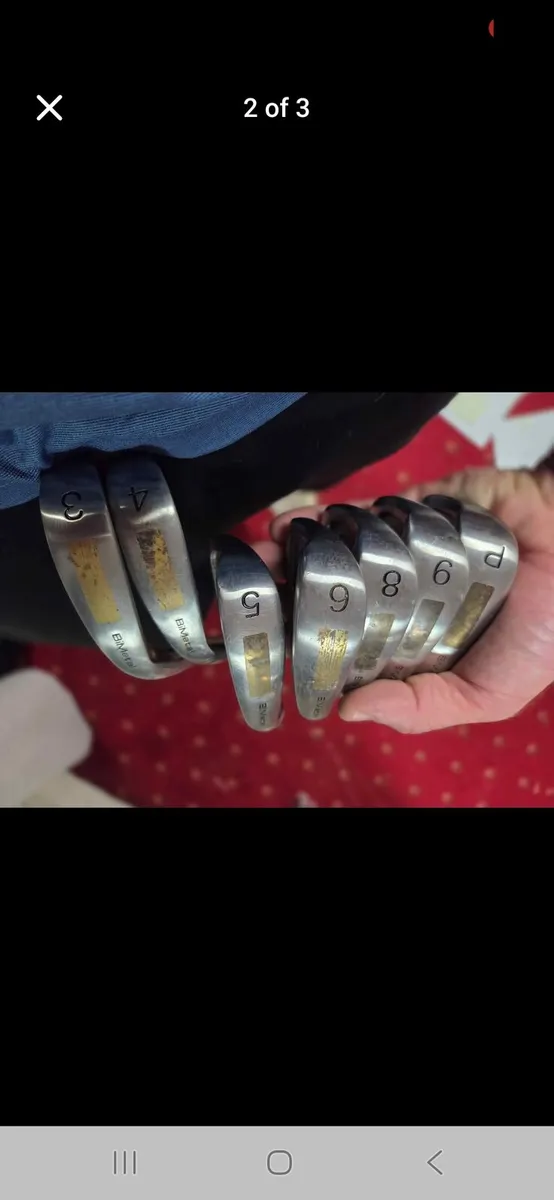 Set of iron golf clubs 3-9 + P Club - Image 1