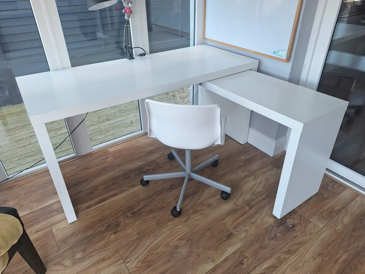 Study Desk, Chair & Selving - Image 1