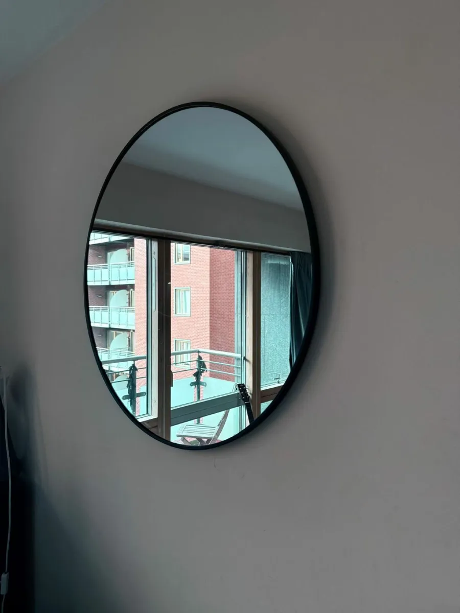 Round Mirror - Ikea - "LINDBYN" - Image 1