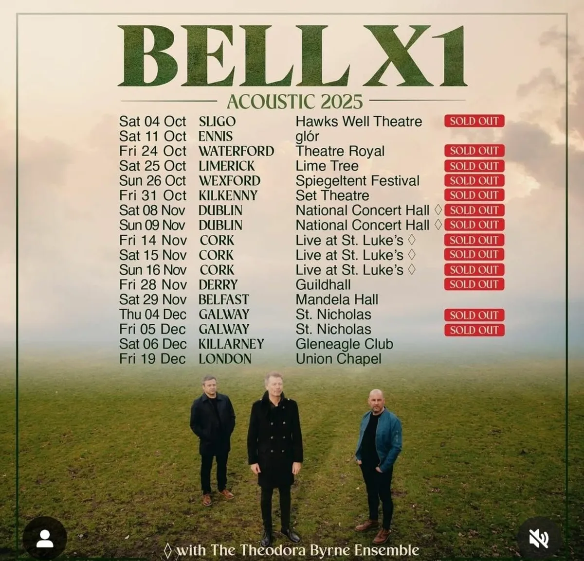 Wanted Bell X1 Tickets Sligo or Galway