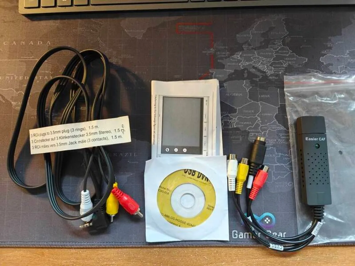 USB2.0 VHS to DVD Digital Video Capture Grabber Card Transfer 3RCA VHS to USB2.0 - Image 2