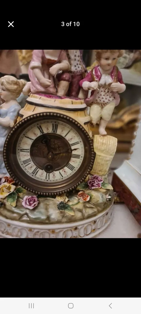 Antique porcelain clock - Image 3