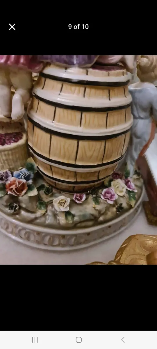Antique porcelain clock - Image 4