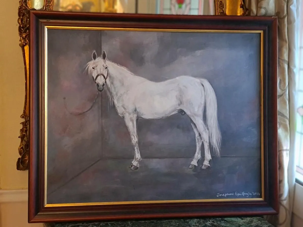 Large horse painting Josephine guilfoyle - Image 1
