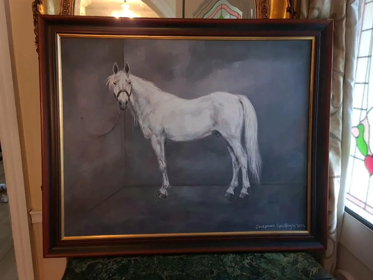 Large horse painting Josephine guilfoyle - Image 2