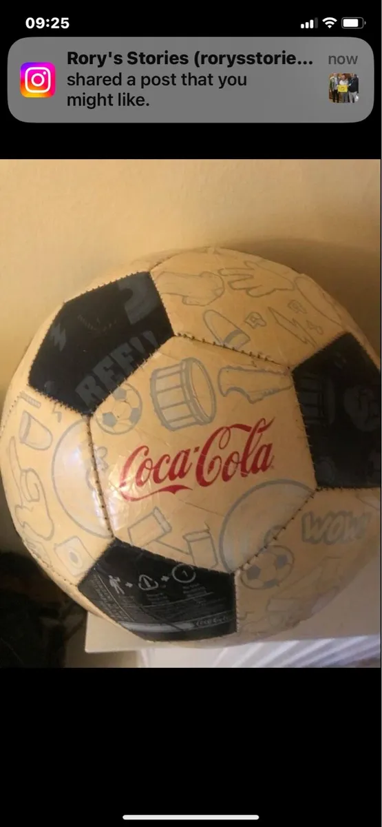 Multi Illustration Coca Cola Football - Image 1