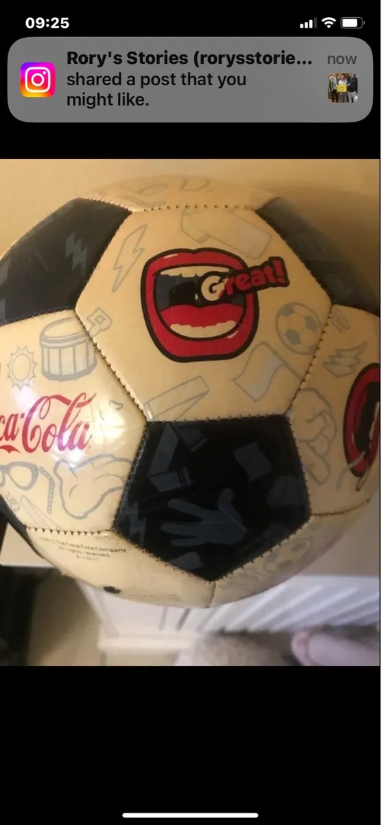 Multi Illustration Coca Cola Football - Image 2