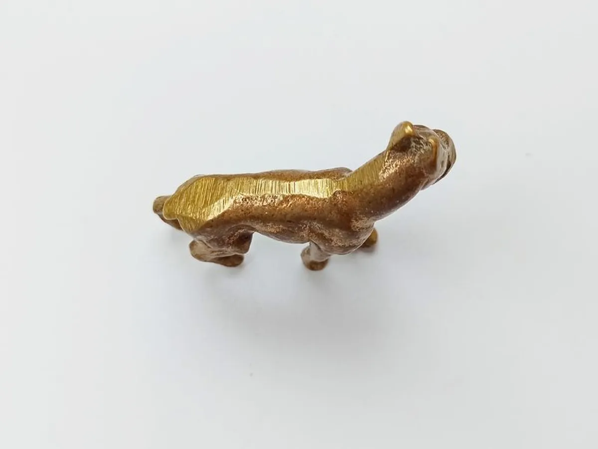 Solid brass dog figurine - Image 2