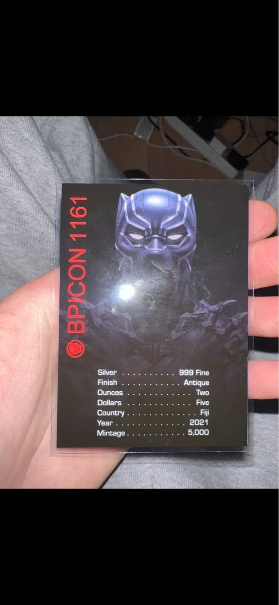 Fiji Black Panther Coin 2Oz 1/5000 Limited Edition - Image 4