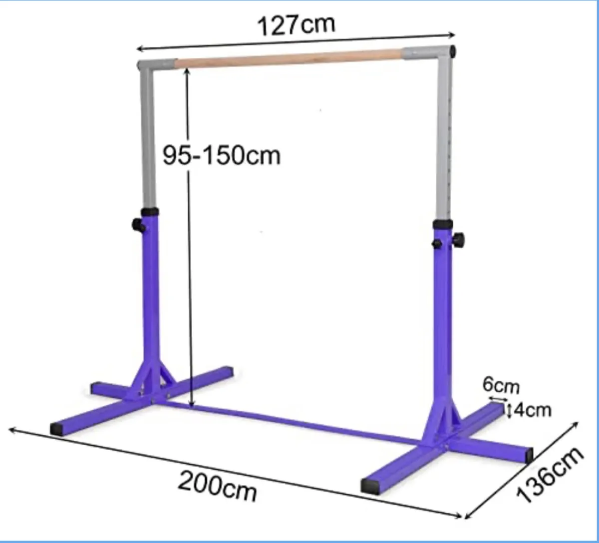 Kids Adjustable Gymnastics Bar - Image 3