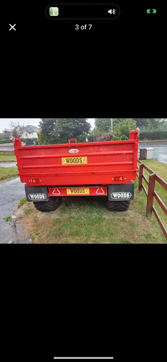 Woods tipping trailer  2023 WOODS 14' x 7' 6" - Image 2