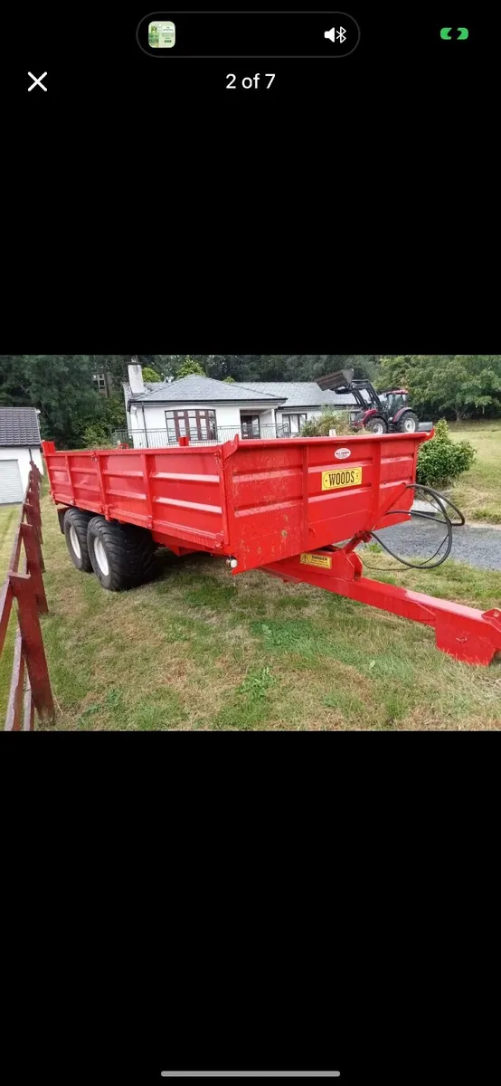Woods tipping trailer  2023 WOODS 14' x 7' 6" - Image 3