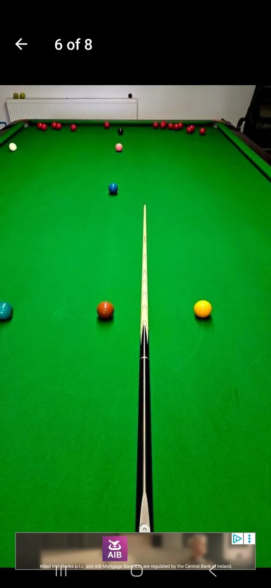 Peradon snooker cue, extensions, case - Image 2