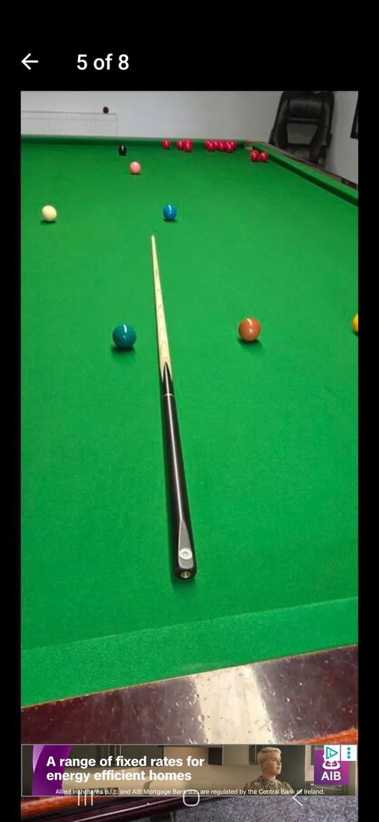 Peradon snooker cue, extensions, case - Image 3