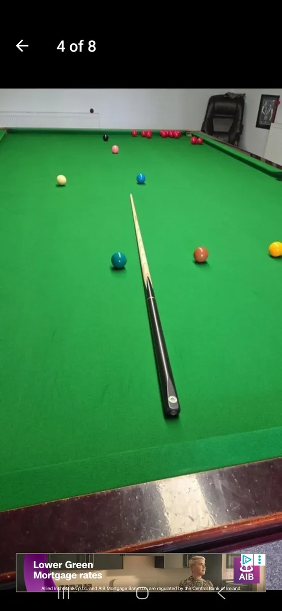 Peradon snooker cue, extensions, case - Image 4