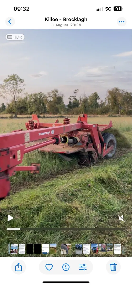 Kverneland 4032 10ft 6 conditioner mower - Image 1