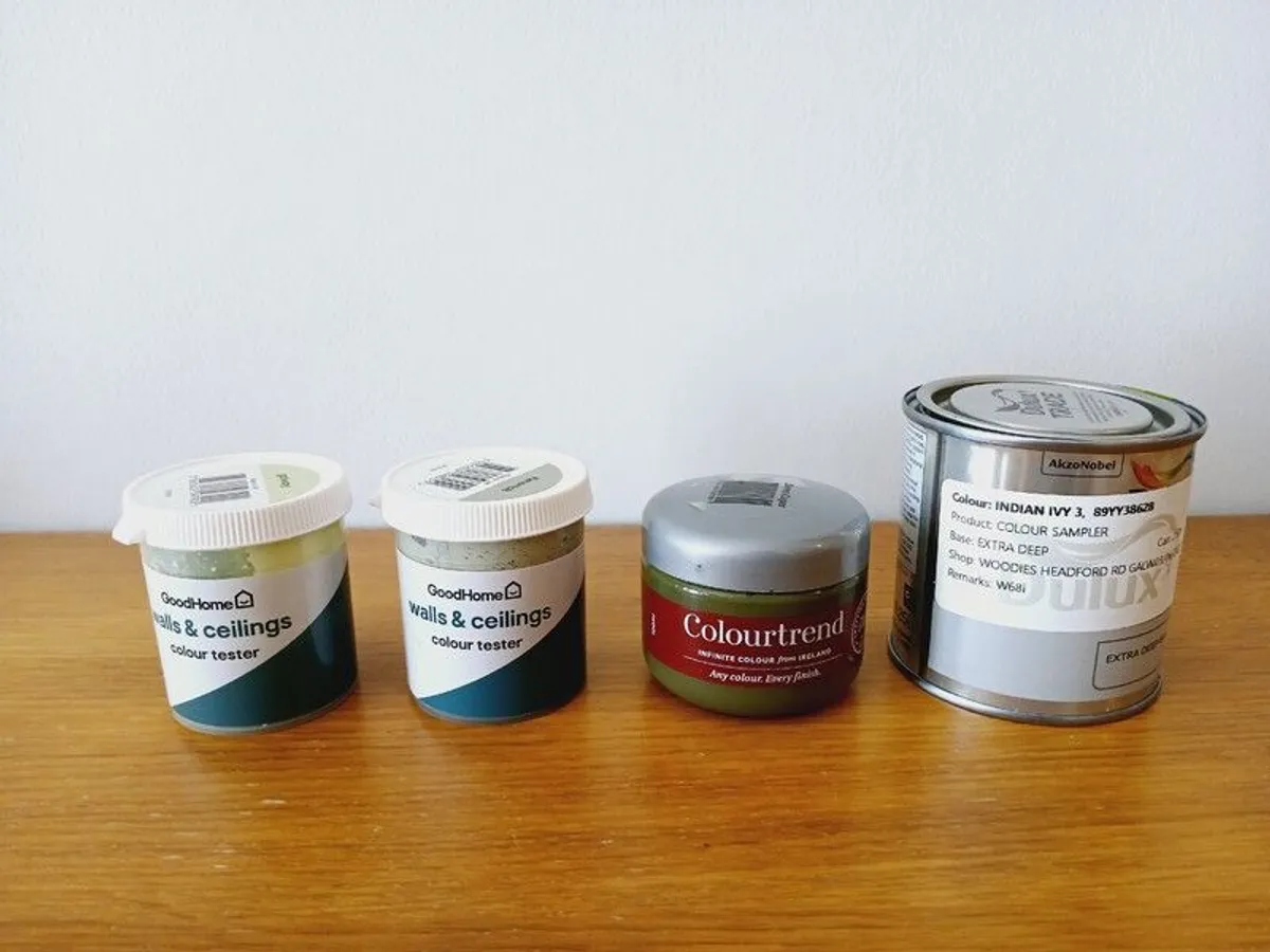 7 Paint Testers / Samples - Green - Image 2
