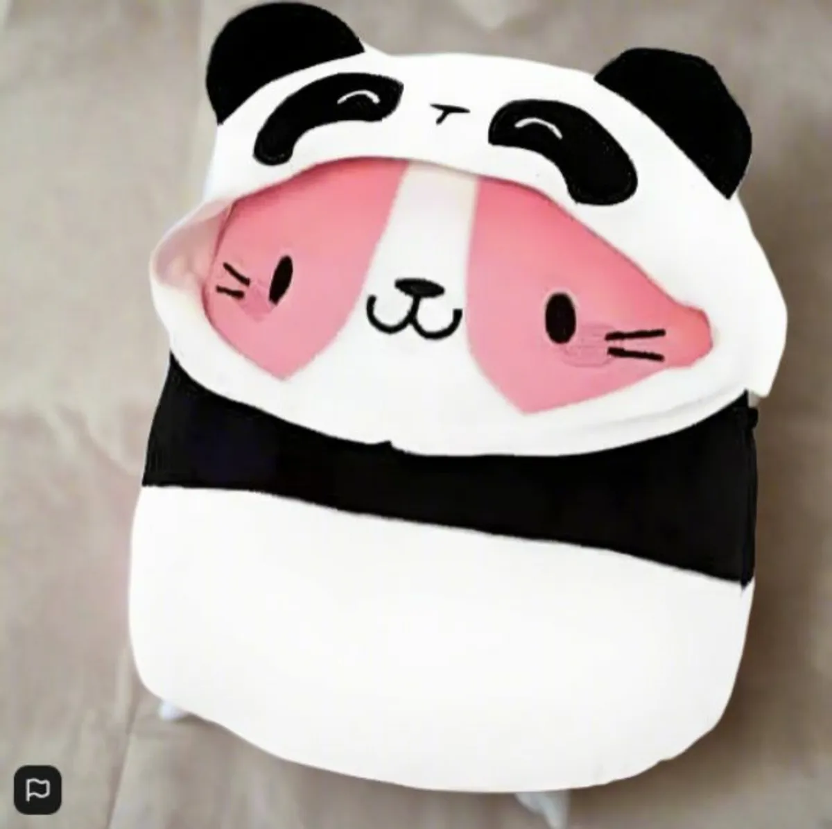 Squishmallows 20cm Joxtine the Cat in Panda Costum - Image 1