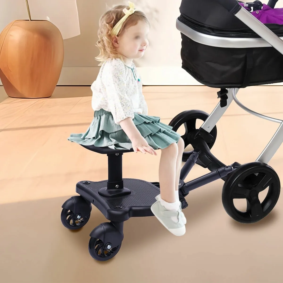 Stroller Board Universal 2in1 Stroller Ride Board - Image 2