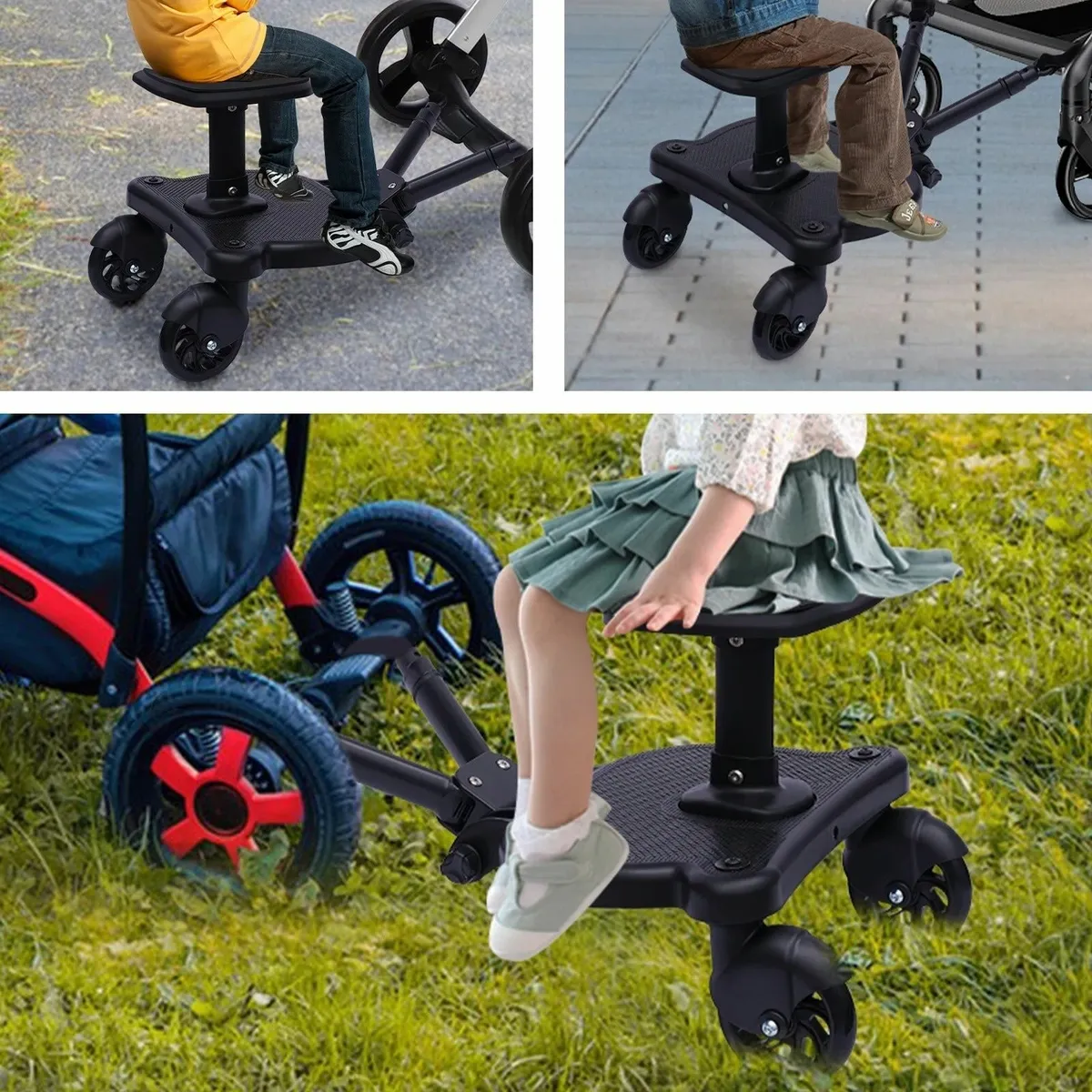 Stroller Board Universal 2in1 Stroller Ride Board - Image 3