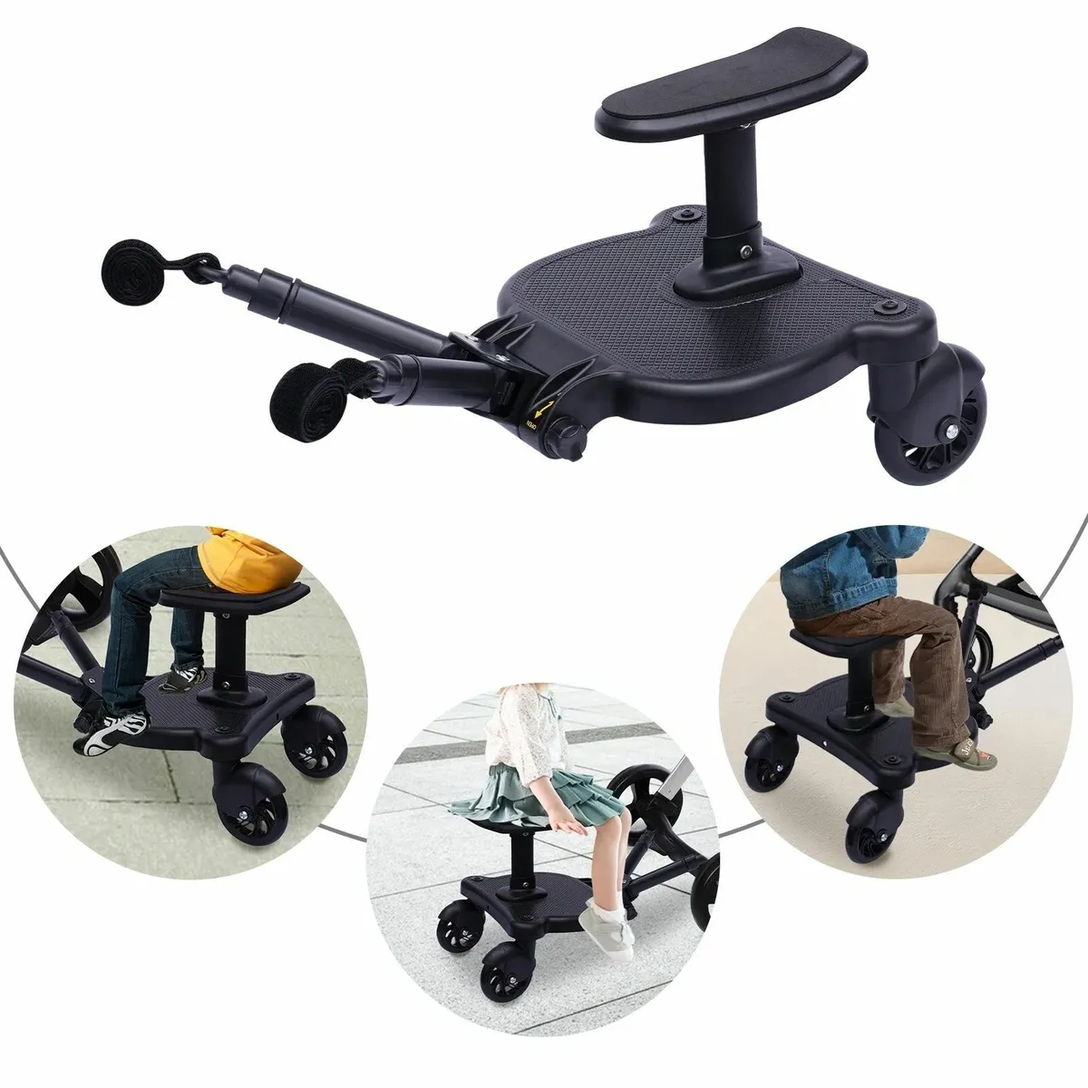 Stroller Board Universal 2in1 Stroller Ride Board - Image 4