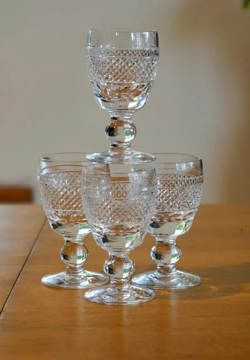Waterford Crystal glasses in the Cashel pattern. 4