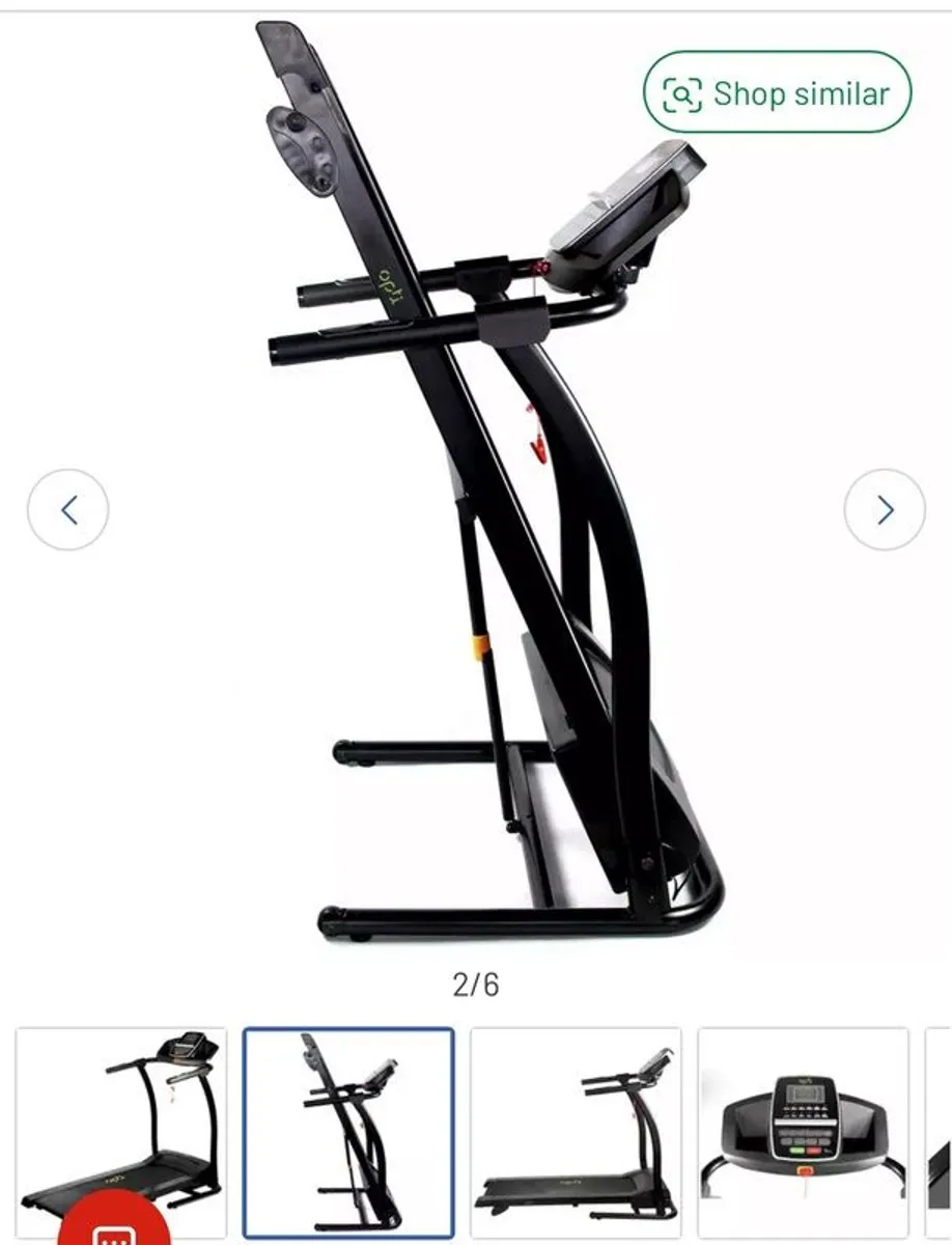 Treadmill (Opti Motorised Folding Treadmill with Incline) - Image 2