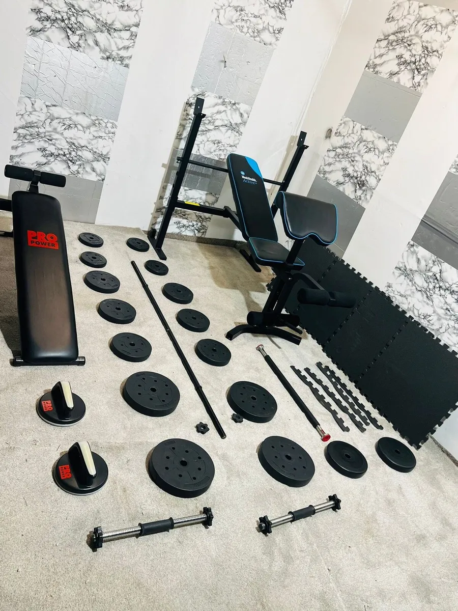 WEIGHTS BNECHS BARBELL DUMBBELLS MATS ETC - Image 1