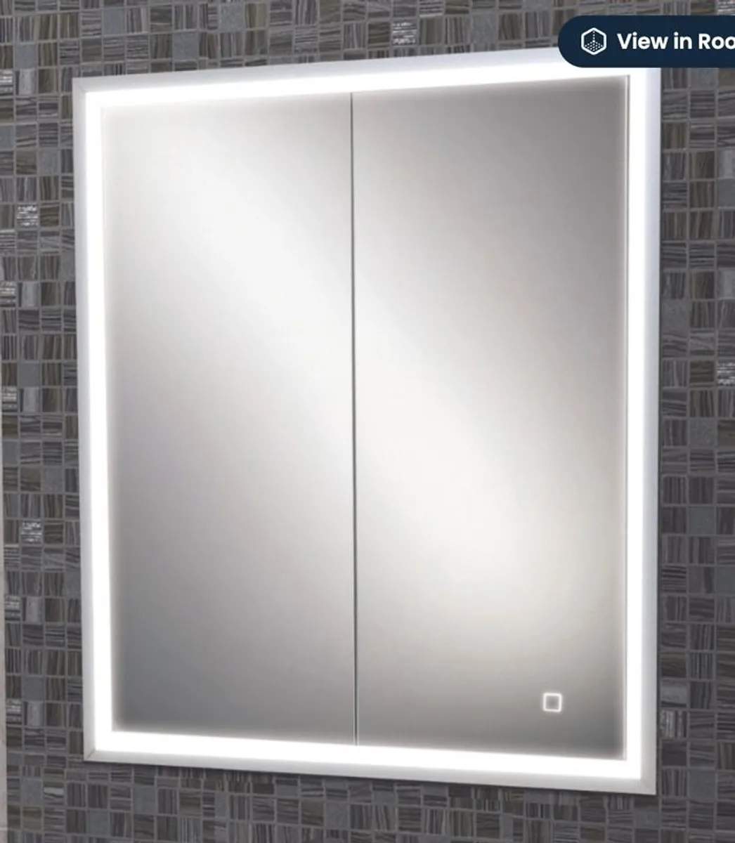 HIB Vanquish 60 LED Recessed Aluminium Cabinet - Image 1