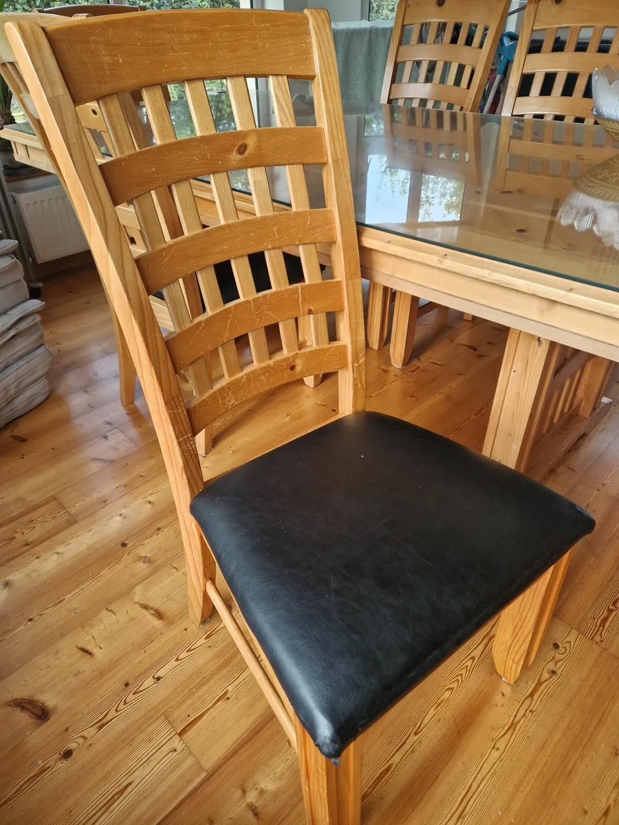 Kitchen Table, Chairs,  side board, chests of draw - Image 4