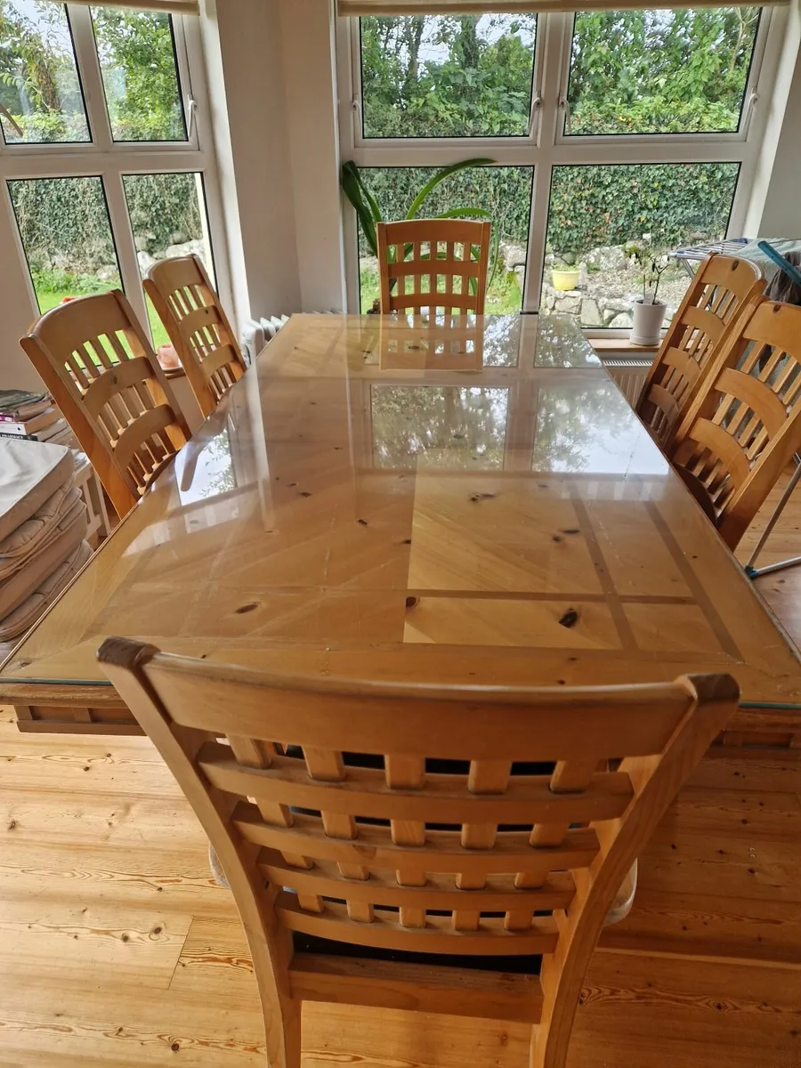 Kitchen Table, Chairs,  side board, chests of draw - Image 1