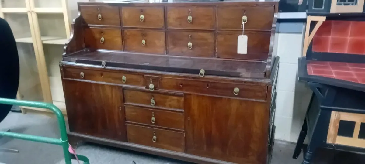 Georgian Period Mahogany Office Cabinet - Image 1
