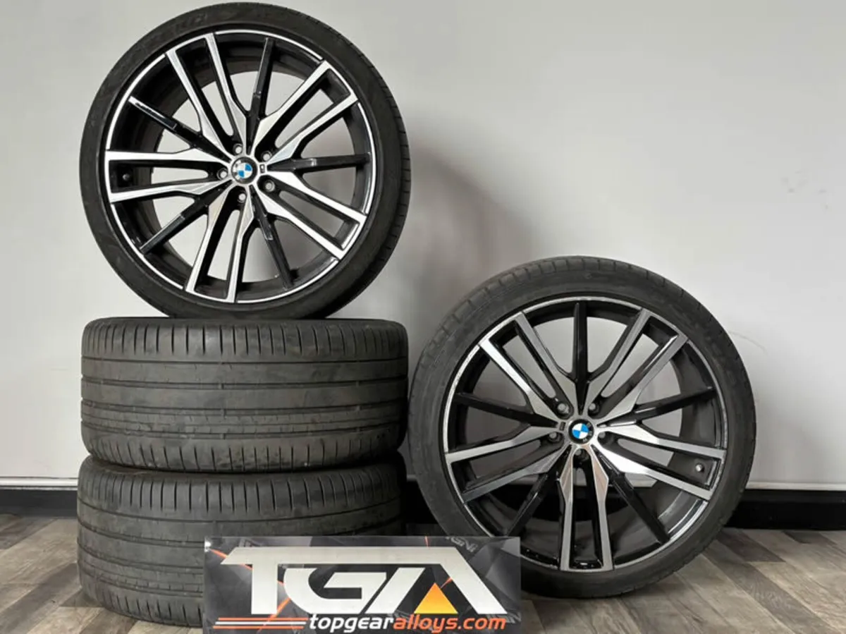 22" Genuine BMW 742M X5 X6 G05 G06 Alloy Wheels - Image 1