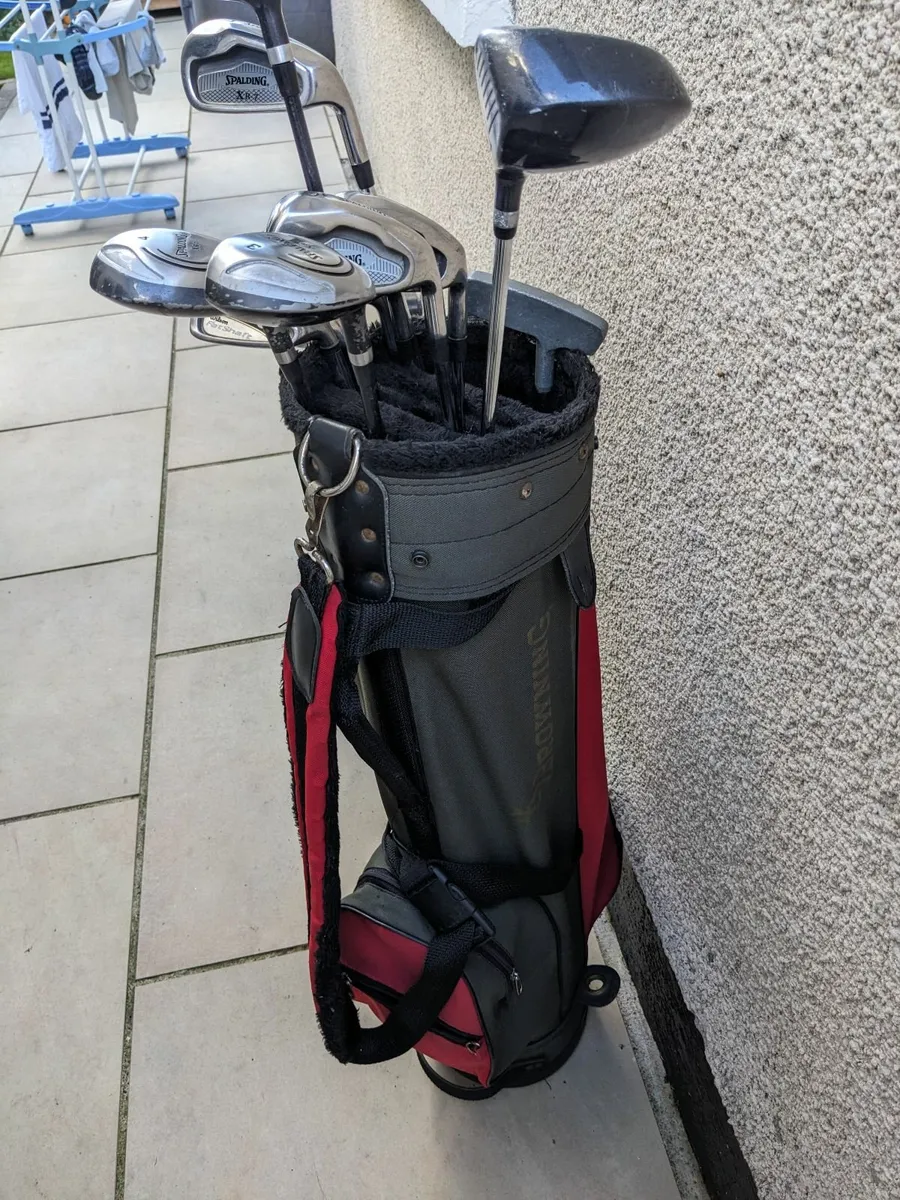 Spalding Set and Golf Bag. - Image 3