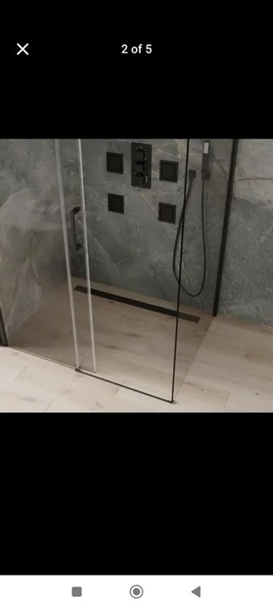 Wet Room Shower Enclosures (x2) and Shower Tray - Image 4