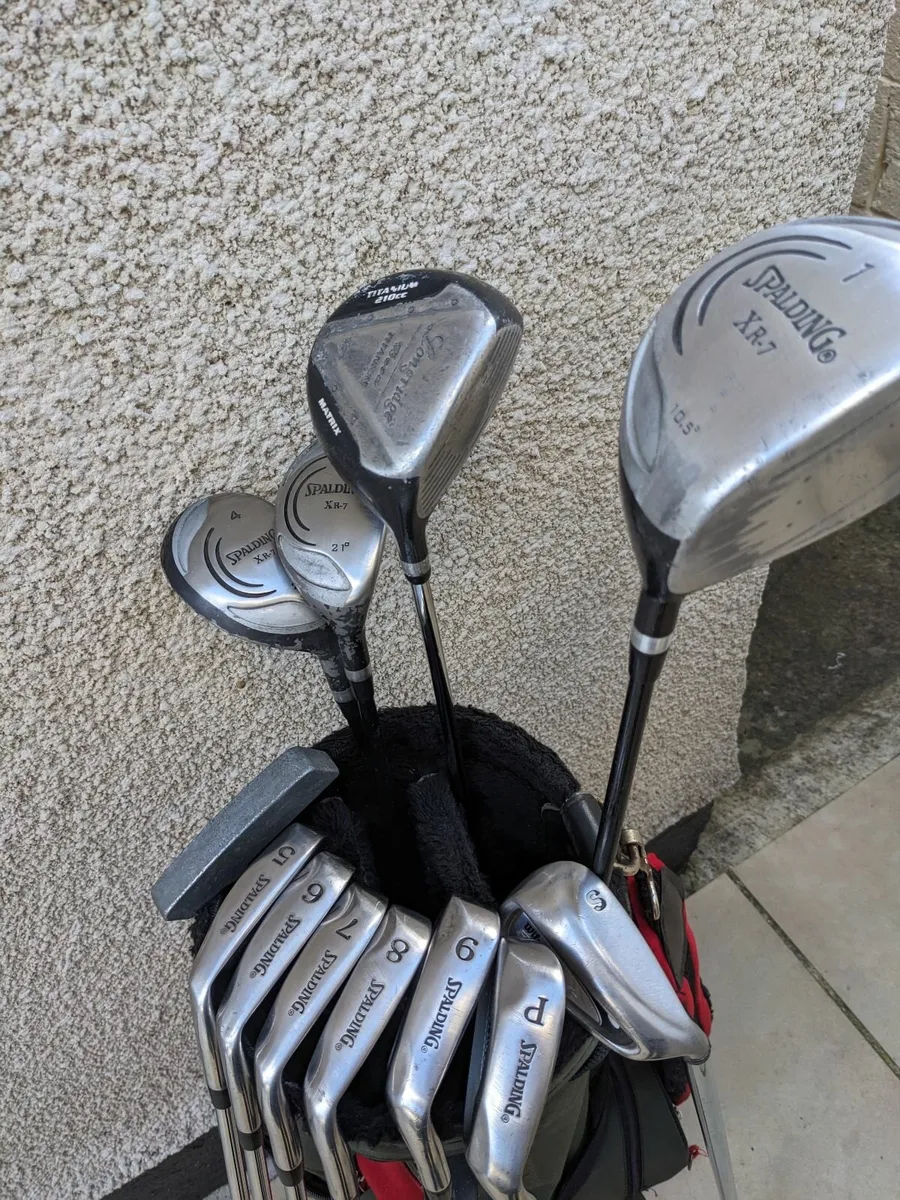 Spalding Set and Golf Bag. - Image 2