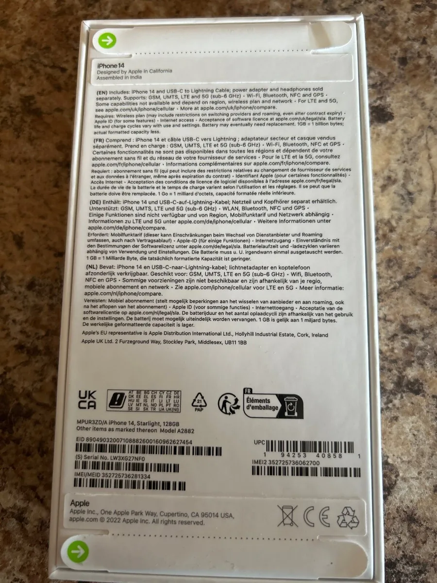 iPhone 14 Brand New in Box - Image 2