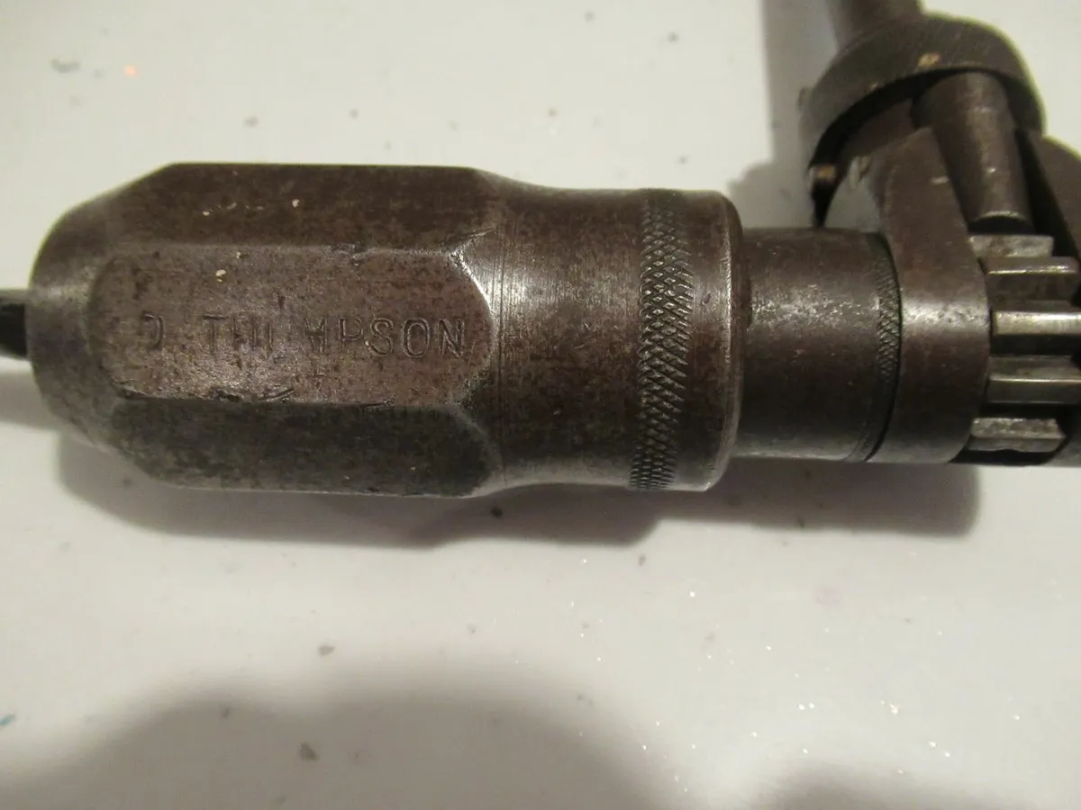 tools vintage hand brace drill wood carpentry gift - Image 4