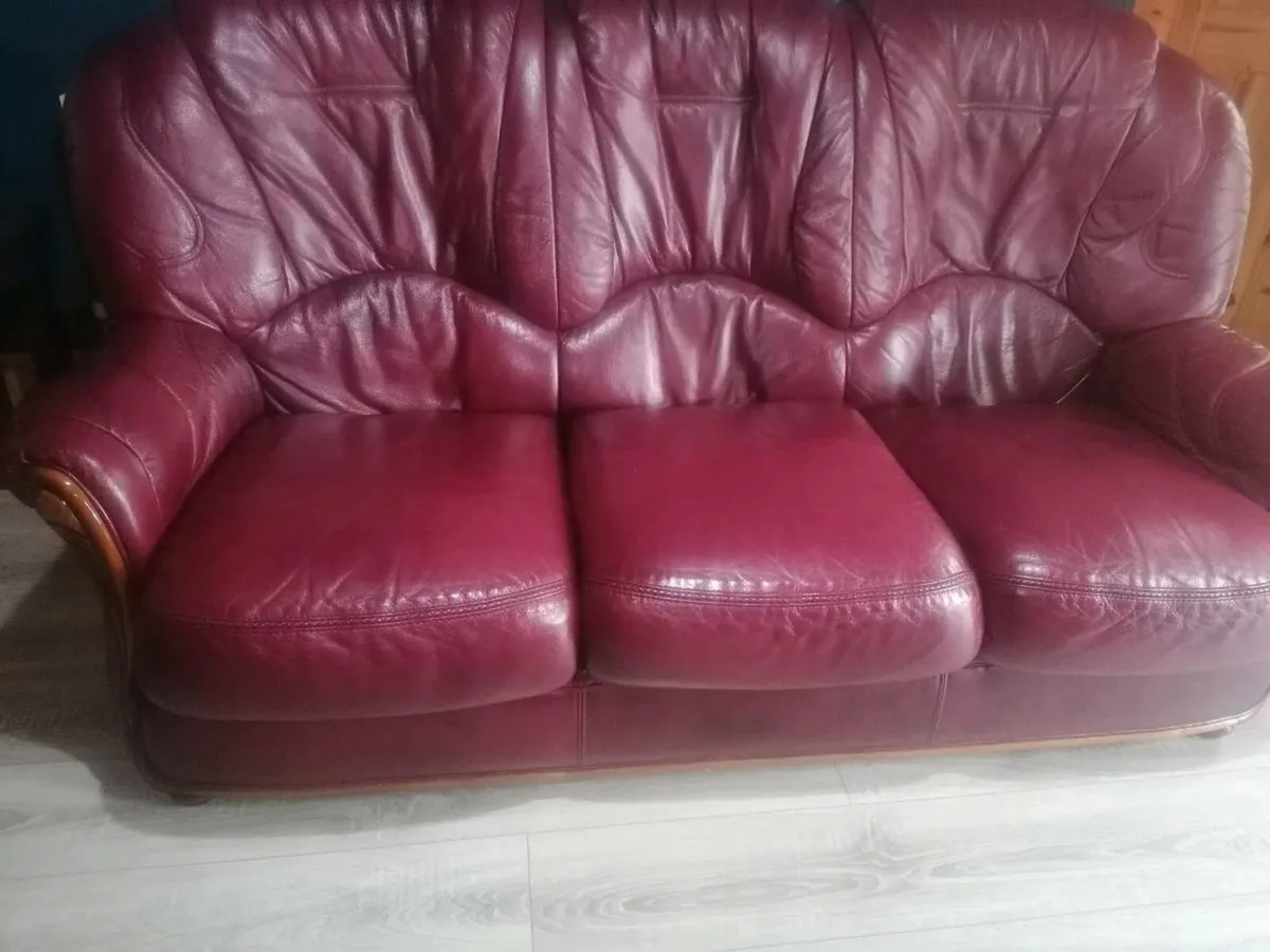 Leather sofa - Image 1
