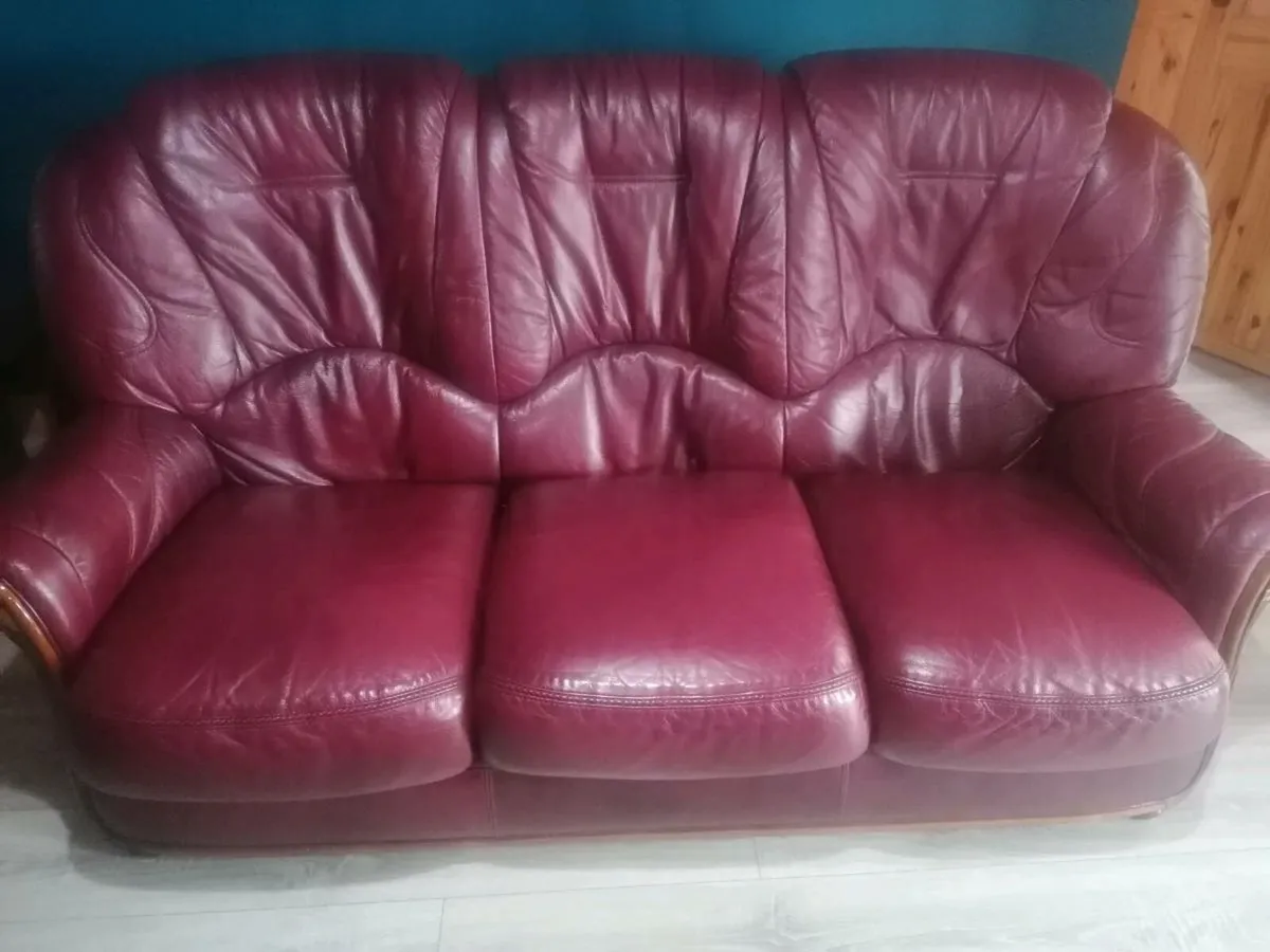 Leather sofa - Image 3