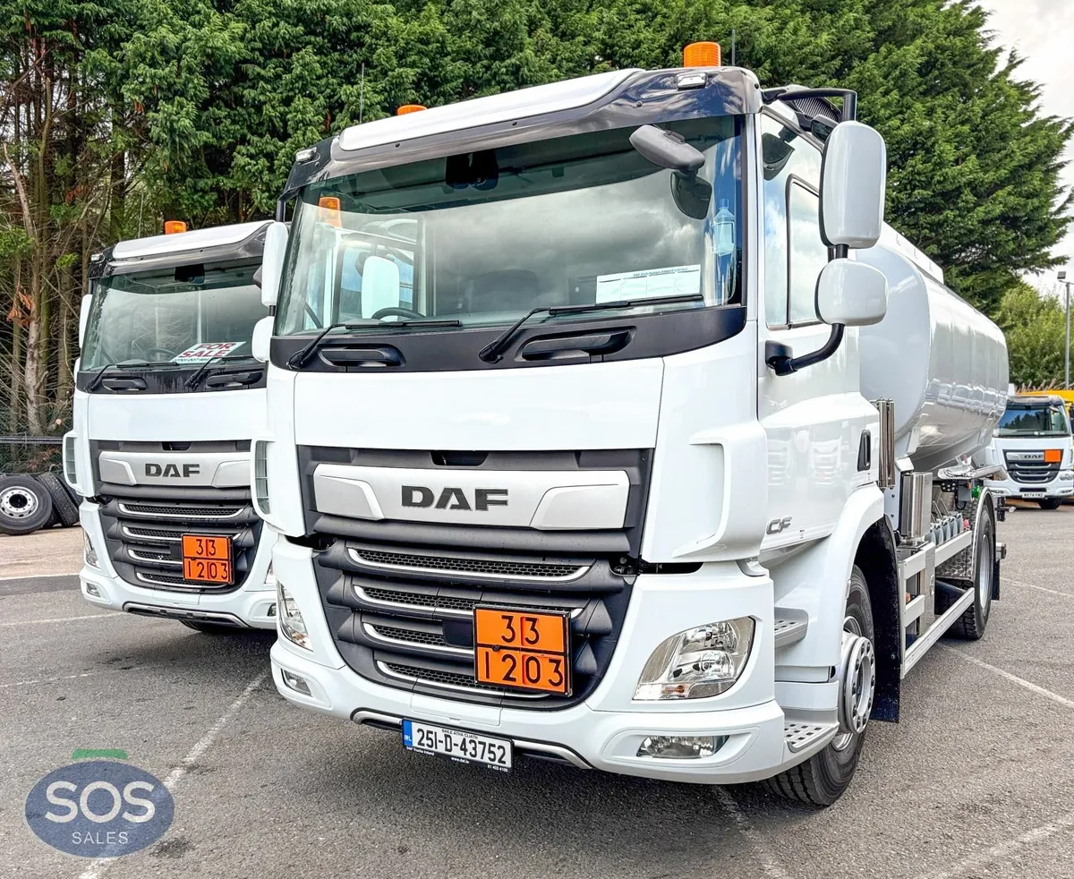 2025 DAF CF 290 Rigid Tankers - Image 1