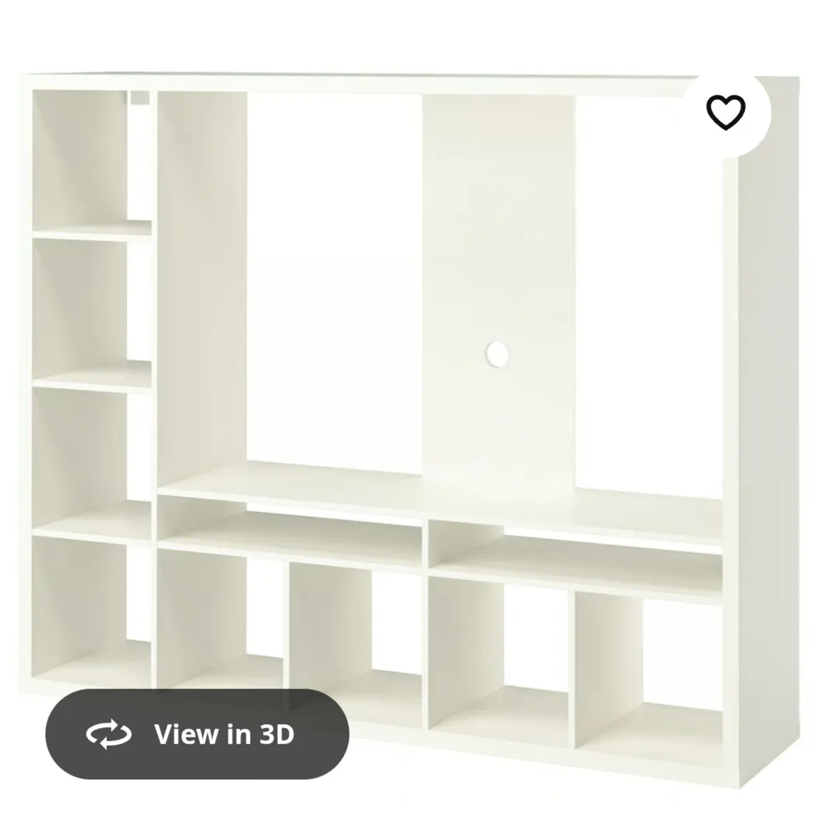 IKEA TV storage unit, white Good condition - Image 3