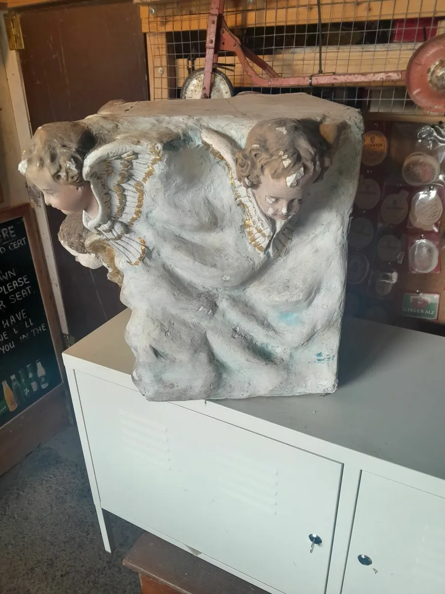 Vintage plaster plinth - Image 4