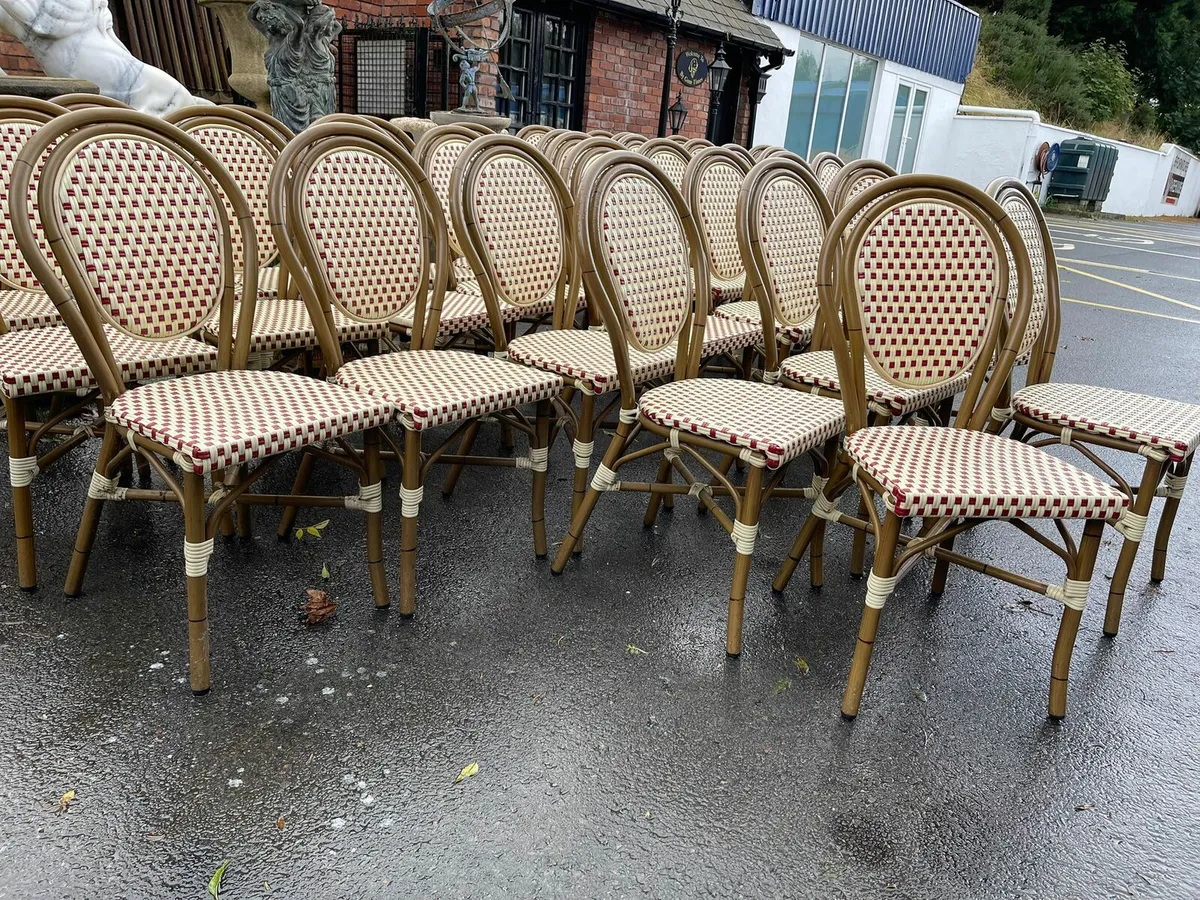 French cafe restaurant bistro chairs - Image 3