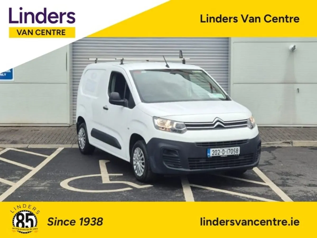 Citroen Berlingo 3 Seats - Low KMS - Image 1