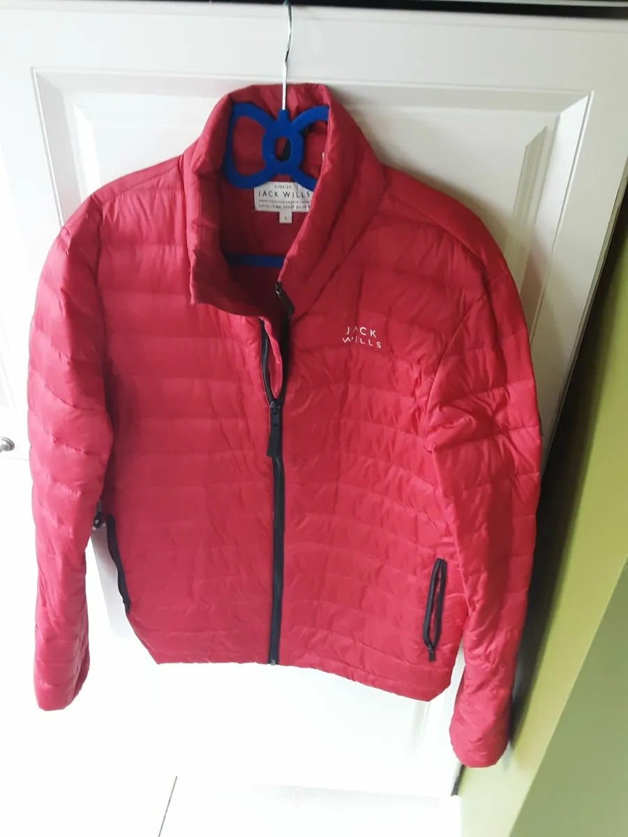 Mens jack wills red jacket size small - Image 2