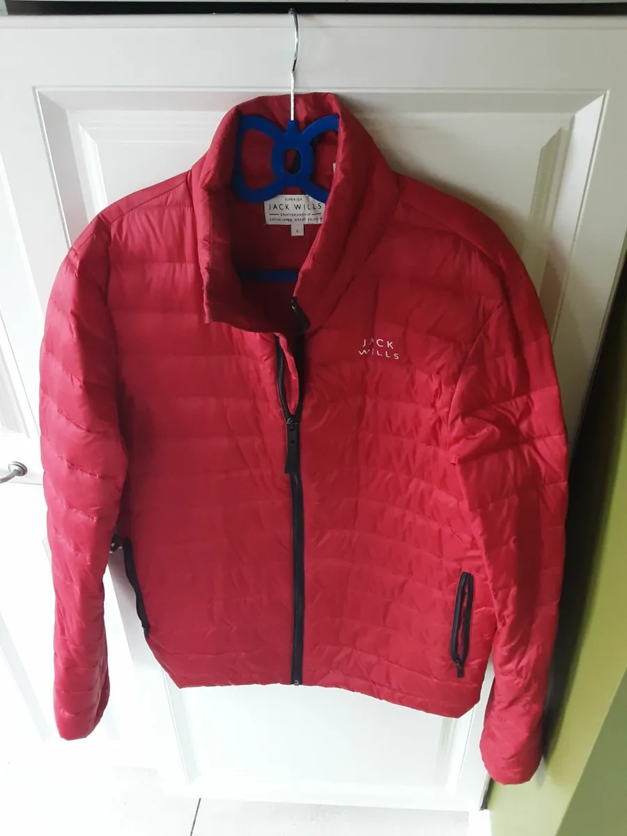Mens jack wills red jacket size small - Image 3