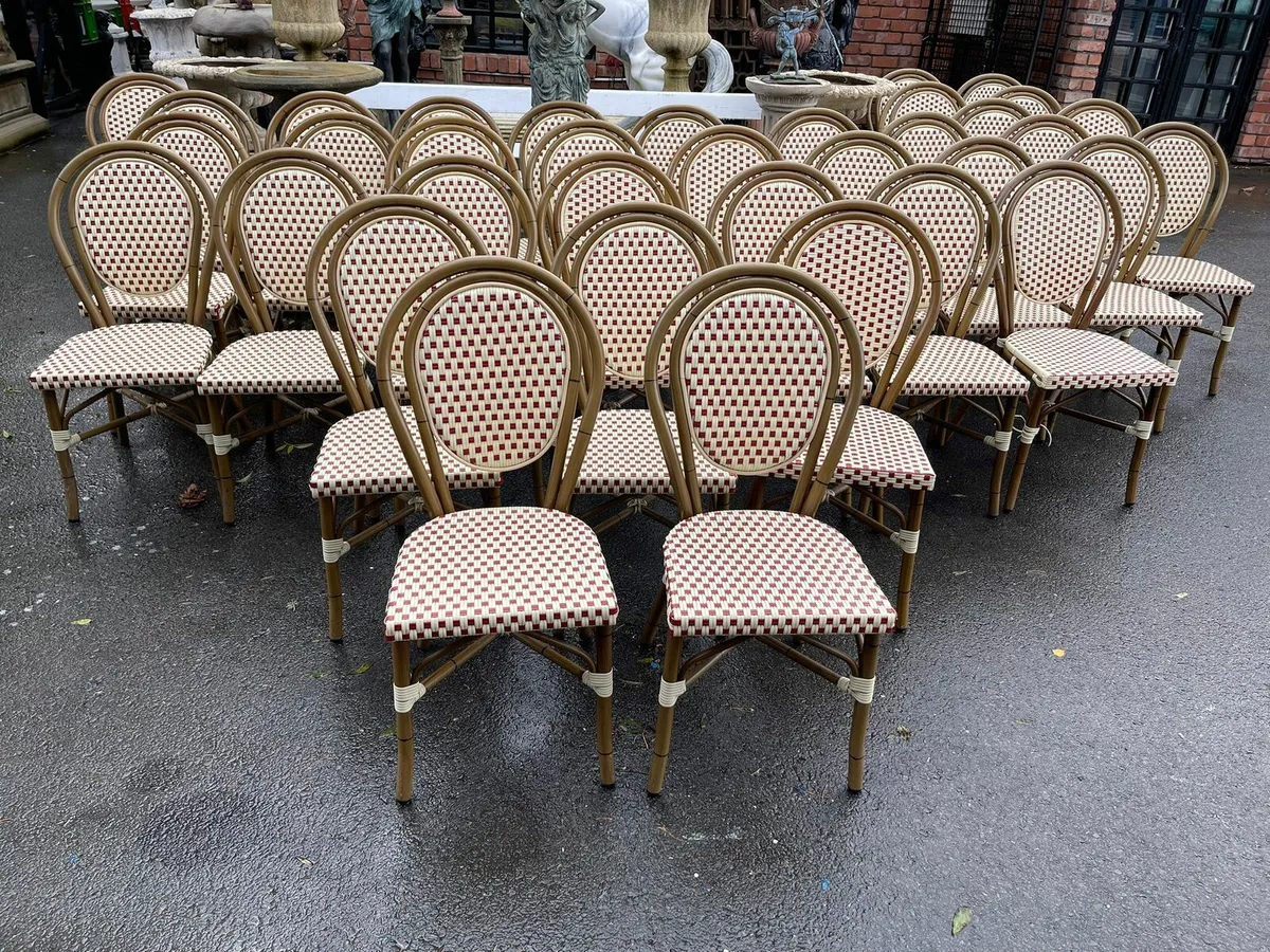 French cafe restaurant bistro chairs - Image 1