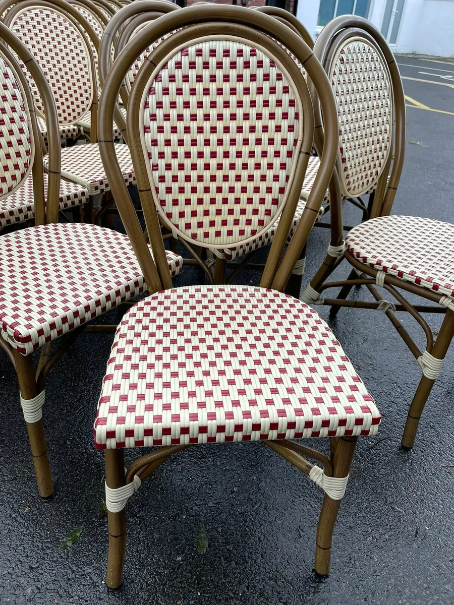 French cafe restaurant bistro chairs - Image 2