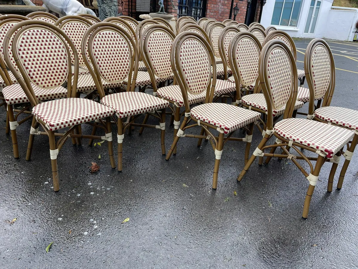 French cafe restaurant bistro chairs - Image 3